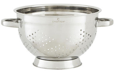 Orsina Stainless Steel Colander – Large Farmhouse Pasta Strainer