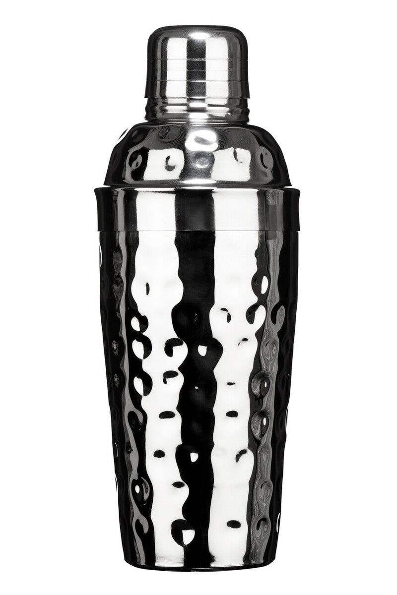 Orsina Mixology Stainless Steel Hammered Cocktail Shaker - 500ml