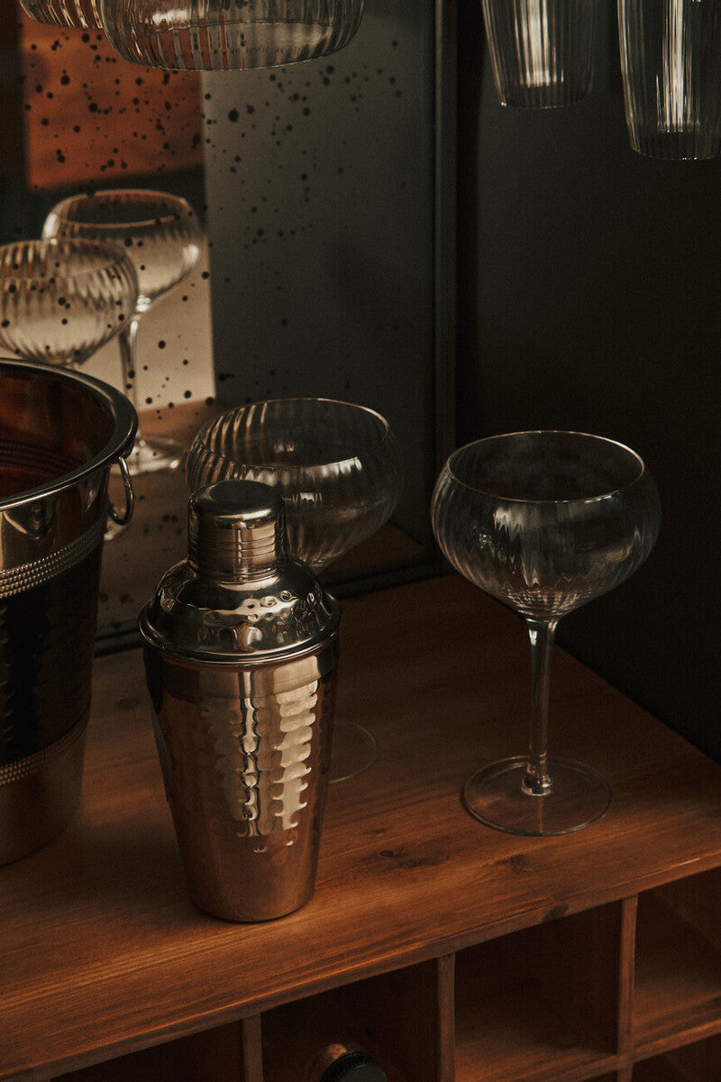 Orsina Mixology Stainless Steel Hammered Cocktail Shaker - 500ml