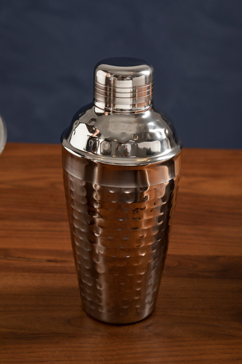 Orsina Mixology Stainless Steel Hammered Cocktail Shaker - 500ml