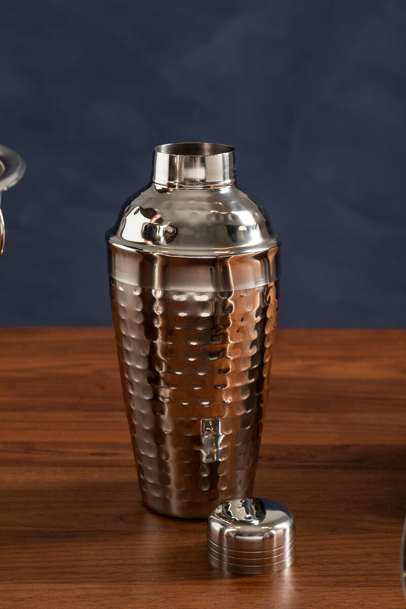 Orsina Mixology Stainless Steel Hammered Cocktail Shaker - 500ml