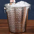 Orsina Mixology Hammered Stainless Steel Champagne Bucket | Silver