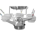 Orsina Freya Stainless Steel Fondue Set with Rotating Stand & Bowls