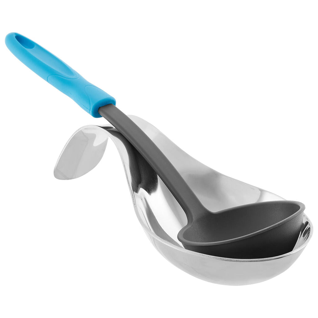 Orsina Arden Stainless Steel Spoon Rest – Modern Kitchen Utensil Holder