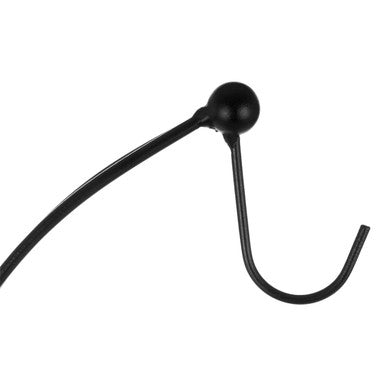 Orsina Twist Banana Hanger – Matte Black Metal Fruit Stand for Countertop