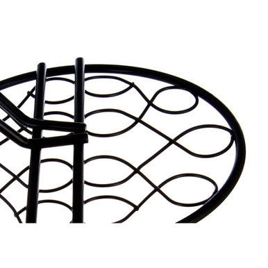 Orsina Twist Banana Hanger – Matte Black Metal Fruit Stand for Countertop