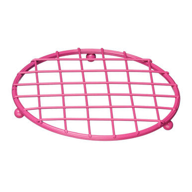 Orsina Helix Pink Metal Hot Trivet – Heat Resistant Kitchen Protector