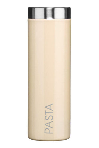 Orsina Liberty Cream Enamel Pasta Canister | Tall Spaghetti Storage