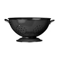 Orsina Hollis Retro Black Enamel Colander | Stainless Steel Strainer