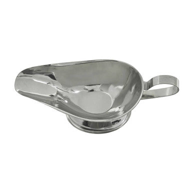 Orsina Sutton Stainless Steel Gravy Boat – 8oz Polished Sauce Server