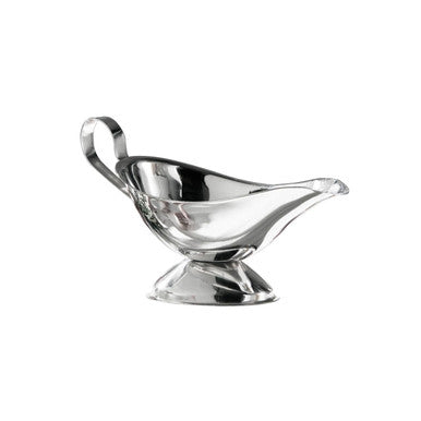 Orsina Sutton Stainless Steel Gravy Boat – 8oz Polished Sauce Server