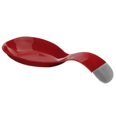 Orsina Red Enamel Spoon Rest – Durable Kitchen Utensil Holder for Ladles