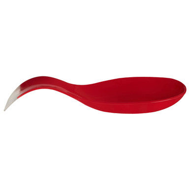 Orsina Red Enamel Spoon Rest – Durable Kitchen Utensil Holder for Ladles