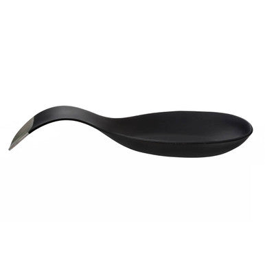 Orsina Black Enamel Spoon Rest – Heat Resistant Kitchen Utensil Holder