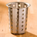 Orsina Stainless Steel Cutlery Caddy – Brushed Silver Utensil Holder