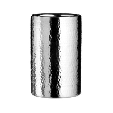 Orsina Stainless Steel Hammered Wine Cooler | Champagne Chiller