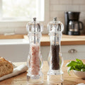 Orsina Cody Large Acrylic Salt and Pepper Mill Set | Clear Grinders