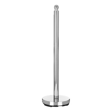 Orsina Adler Chrome Toilet Roll Holder – Vertical Metal Storage Stand