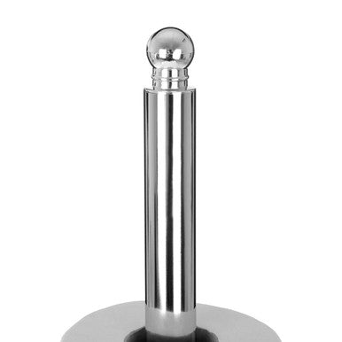 Orsina Adler Chrome Toilet Roll Holder – Vertical Metal Storage Stand