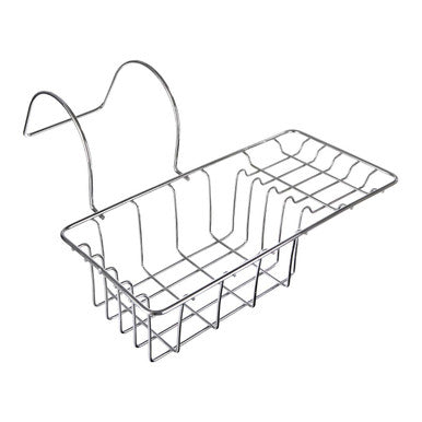 Orsina Dara Chrome Wire Hanging Bath Caddy | Modern Bathroom Storage