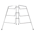 Orsina Jasper Chrome Corner Plate Rack – 3 Tier Kitchen Cabinet Organizer