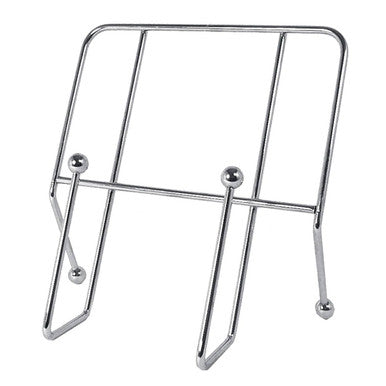 Orsina Reyna Chrome Cookbook Stand | Polished Metal Recipe Holder
