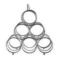 Orsina Zuko Chrome 6-Bottle Triangular Wine Rack | Space-Saving Storage