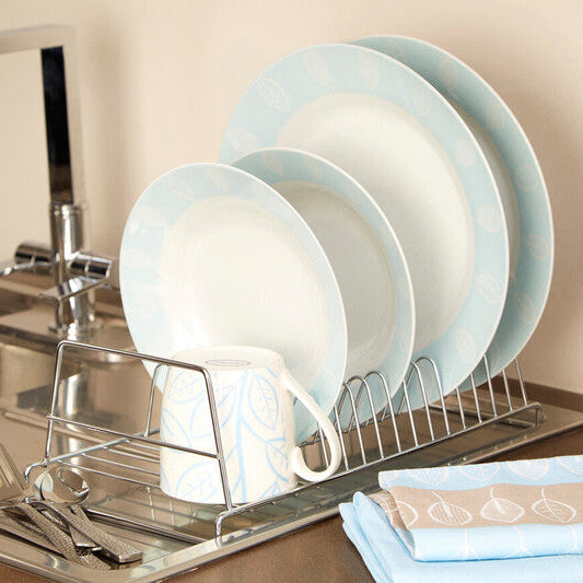 Orsina Soren Chrome Rectangular Dish Rack | Durable Kitchen Drying Rack