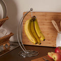Orsina Helix Banana Hanger – Chrome Finish Wire Fruit Storage Stand