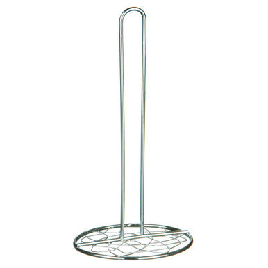 Orsina Helix Kitchen Roll Holder – Chrome Wire Paper Towel Stand