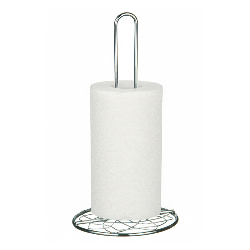 Orsina Helix Kitchen Roll Holder – Chrome Wire Paper Towel Stand