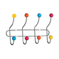 Orsina Jaxen Chrome 8 Hook Hanger | Multi-Colour Wall & Door Rack