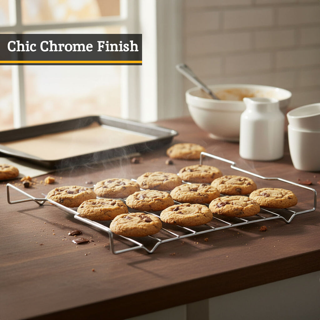 Orsina Nash Stainless Steel Oven and Cooling Rack | Chrome Wire Grid