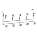 Orsina Jaxen Over Door 10 Hook Hanger – Metal with Clear Diamantes