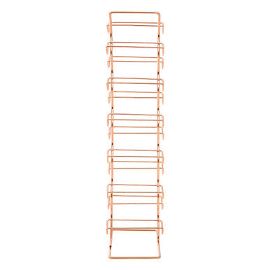 Orsina Wren 12-Tier Copper Wine Rack – Vertical Countertop Storage
