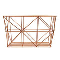 Orsina Vertex Copper Wire Basket – Tapered Geometric Kitchen Storage