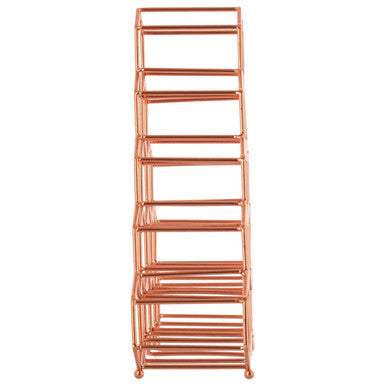 Orsina Vertex 15 Bottle Spice Rack – Copper Finish Honeycomb Design