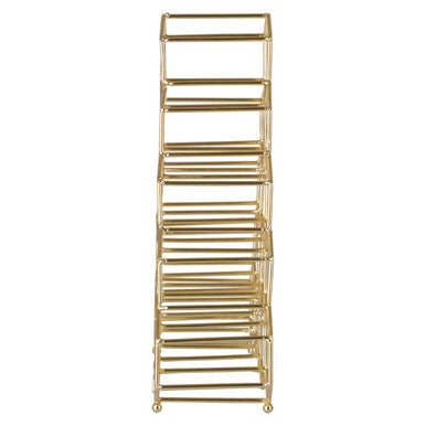Orsina Vertex 15 Bottle Spice Rack – Gold Honeycomb Kitchen Organizer