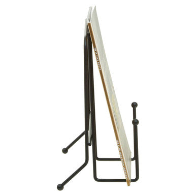 Orsina Reyna Matt Black Metal Cookbook Stand and Tablet Holder