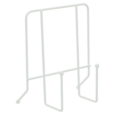 Orsina Reyna Cookbook Stand – Matt White Metal Recipe & Tablet Holder
