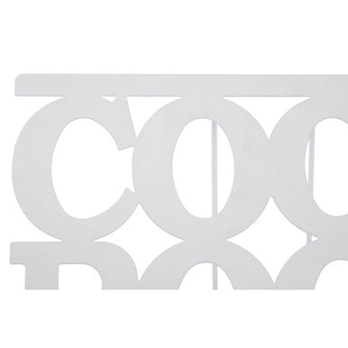 Orsina Alpha White Cook Book Stand – Adjustable Metal Recipe Holder