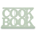 Orsina Alpha Cookbook Stand – Mint Green Enamel Metal Recipe Holder