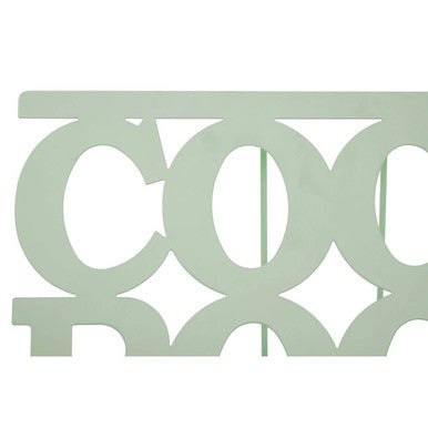 Orsina Alpha Cookbook Stand – Mint Green Enamel Metal Recipe Holder