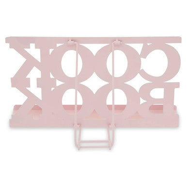Orsina Alpha Metal Cookbook Stand – Adjustable Recipe & Tablet Holder, Pink