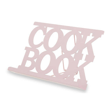 Orsina Alpha Metal Cookbook Stand – Adjustable Recipe & Tablet Holder, Pink