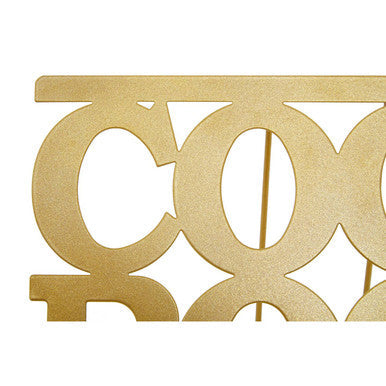 Orsina Alpha Gold Metal Cookbook Stand – Adjustable Recipe Holder