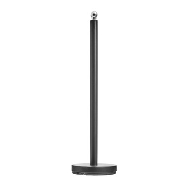 Orsina Adler Toilet Roll Holder – Freestanding Black & Stainless Steel