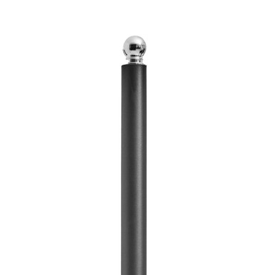 Orsina Adler Toilet Roll Holder – Freestanding Black & Stainless Steel