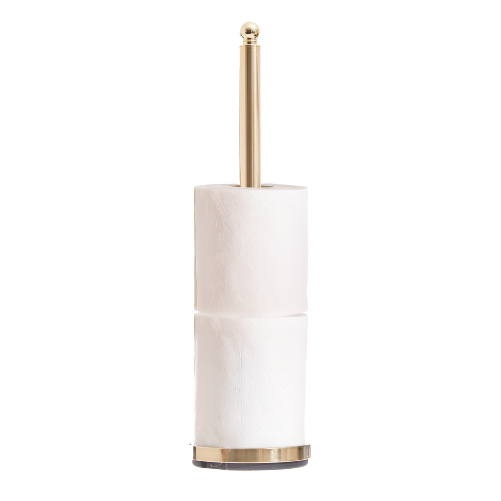 Orsina Adler Gold Freestanding Toilet Roll Holder – Stainless Steel