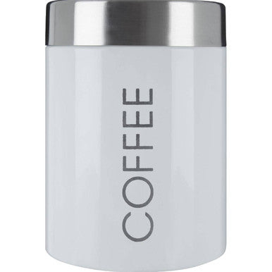Orsina Liberty White Enamel Tea Coffee Sugar Set | 3-Piece Canister Trio